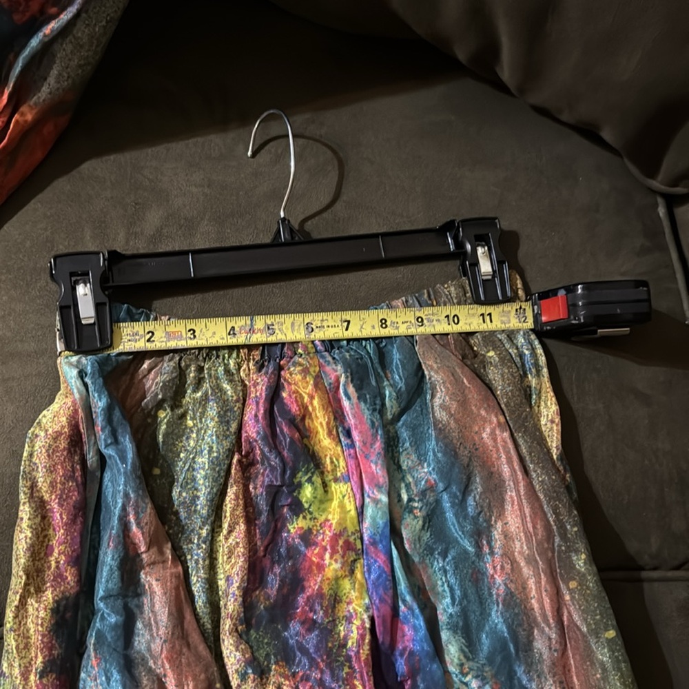 Bryn Walker women Zen Multicolor Layered Taffeta Vest and pants set - Picture 16 of 17